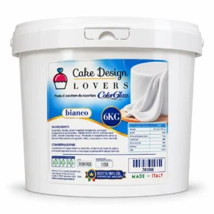 Pasta di zucchero Copertura - Ricetta "Colorglass" 100% CDL - 6KG